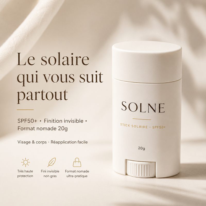 Solne creme solaire — SOLNE Stick Solaire SPF50+